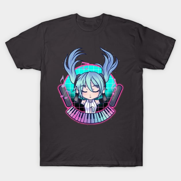 Miku Append T-Shirt by ekkimu